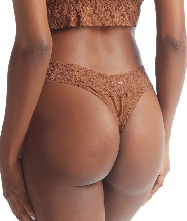 String dentelle stretch HANKY PANKY "Original Rise Thong" 4811P - Macchiato MACB