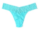 String dentelle stretch HANKY PANKY "Original Rise Thong" 4811P - Aquatic blue AQTB