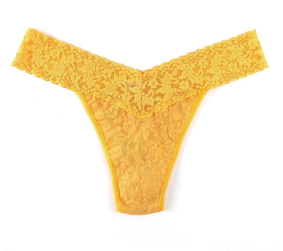 String dentelle stretch HANKY PANKY "Original Rise Thong" 4811P - Ginger shot GSHO