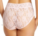 Culotte taille haute dentelle stretch HANKY PANKY "French Brief" 461 - Bliss Pink
