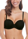 Soutien-gorge bandeau armatures WACOAL "Red Carpet" WA854119 - Noir BLK