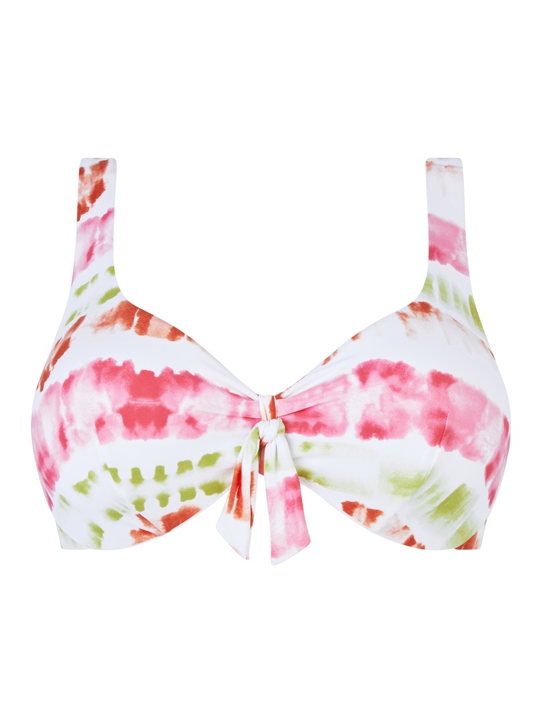 Haut de Bikini Armaturé avec coques PASSIONATA "Jenna" P42N10 - Tie & Dye Clair OIC