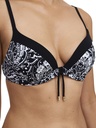 Haut de Bikini Armaturé Push-up CHANTELLE "Flowers" C18H20 - Black Flower 0W5