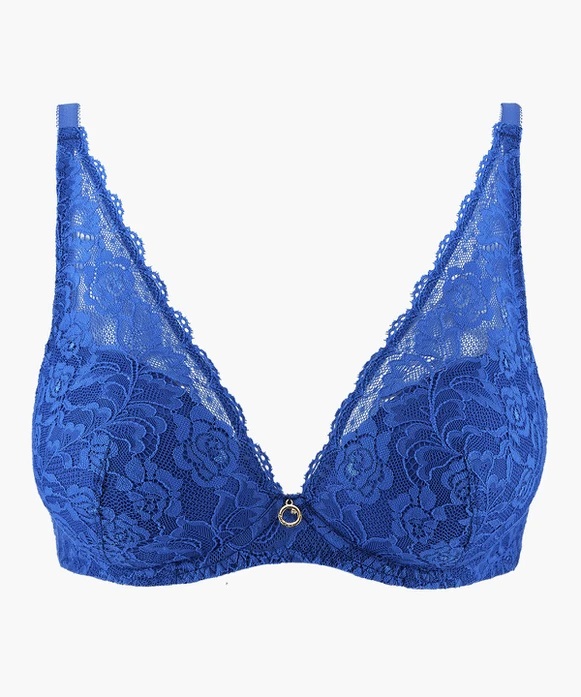 Soutien-gorge push-up foulard AUBADE "Rosessence" HK81-6 - Magic Blue MAGB