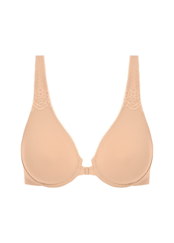 Soutien-gorge armaturé fermeture avant WACOAL "Soft Embrace" WA851311 - Sand 263