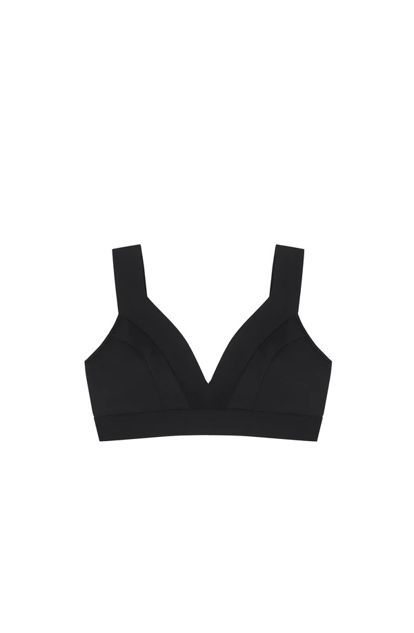 Bikini triangle sans armatures PAIN DE SUCRE "Naomy 61 & Wina 61" - Noir