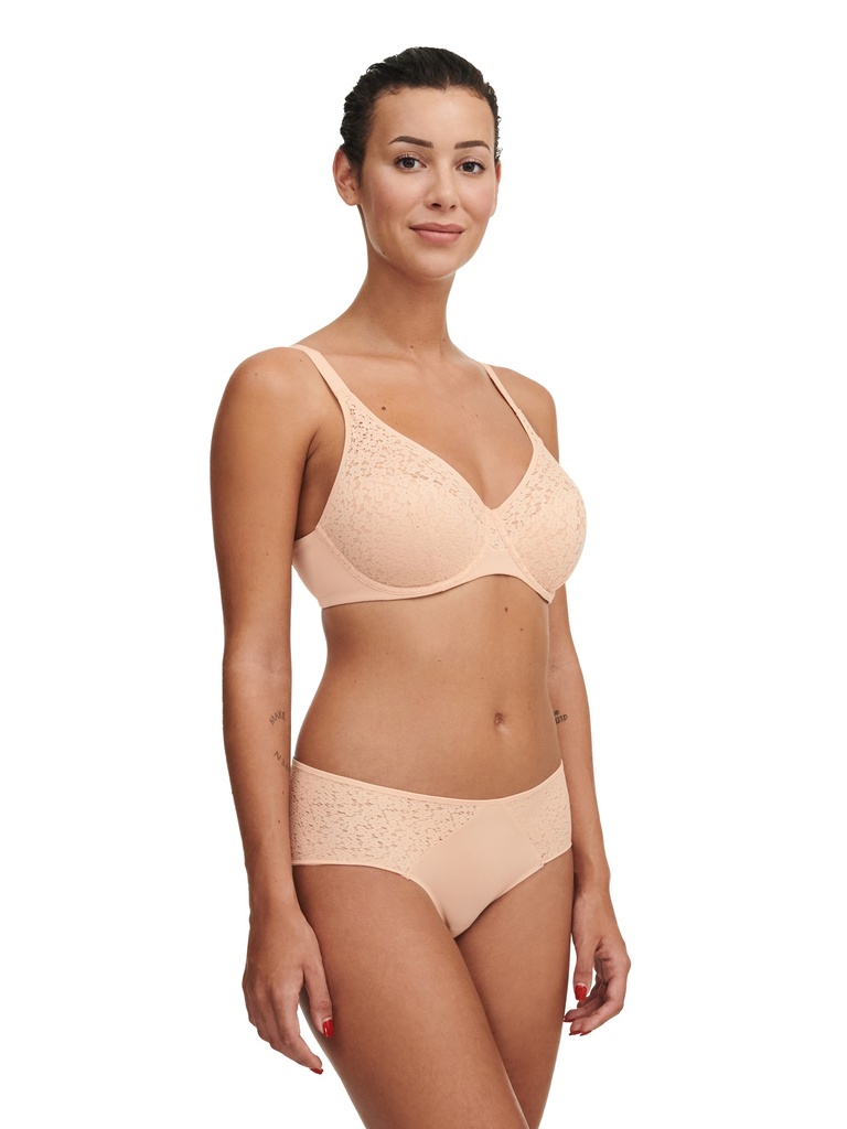 Soutien-gorge armatures moulé enveloppant FEMILET "Norah" F92210 - Beige Doré 01N