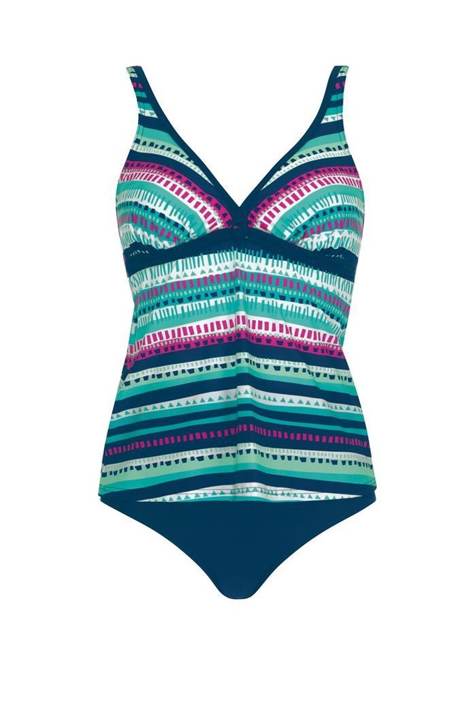 Tankini sans armatures Sunmarin by SUNFLAIR 38005 - Multicolore 3099