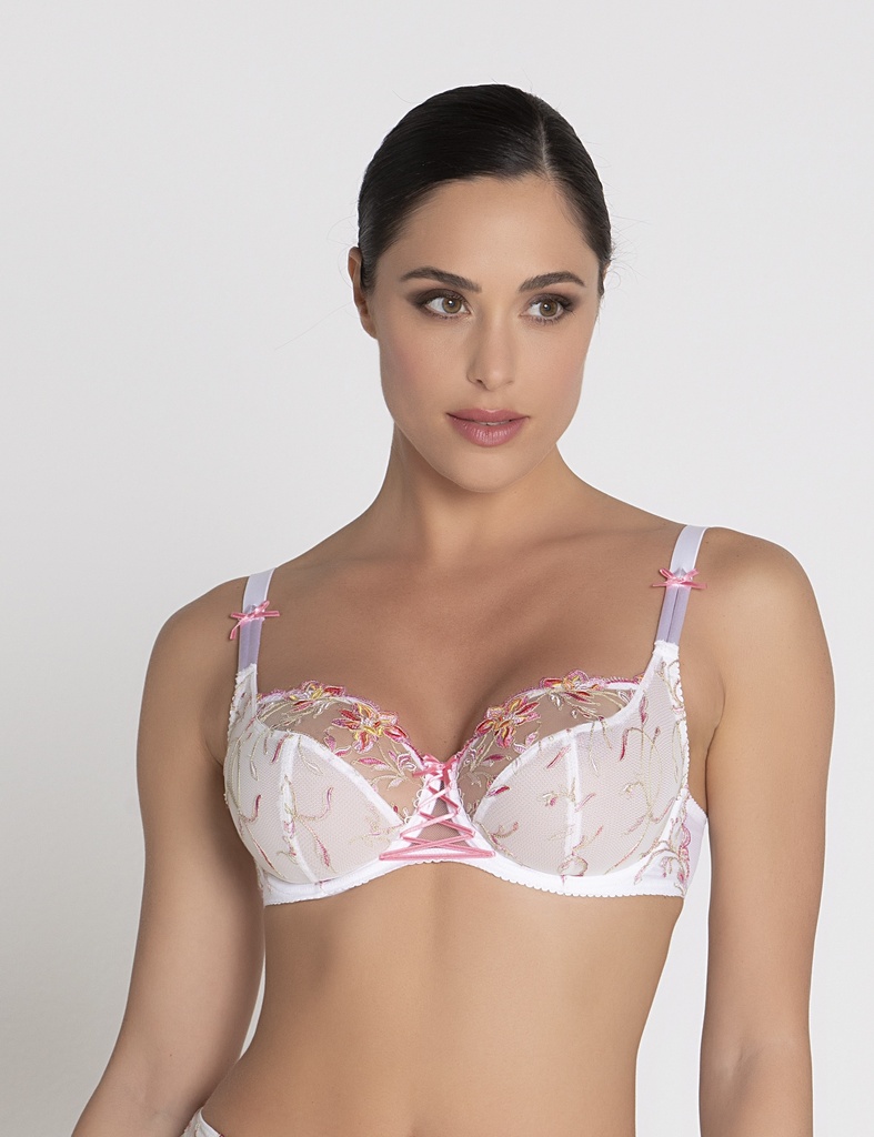 Soutien-gorge corbeille LISE CHARMEL "Eté Frivole" BCH2863 - Blanc Frivole 19025