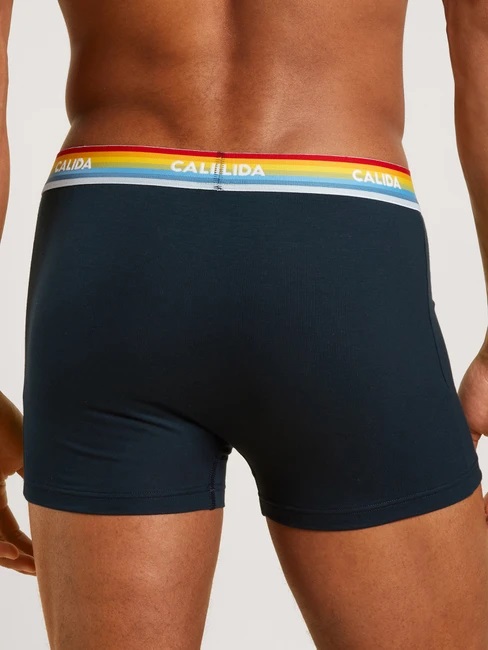 Boxer homme 94% coton CALIDA "Love Capsule" 26588 - Dark Sapphire 479