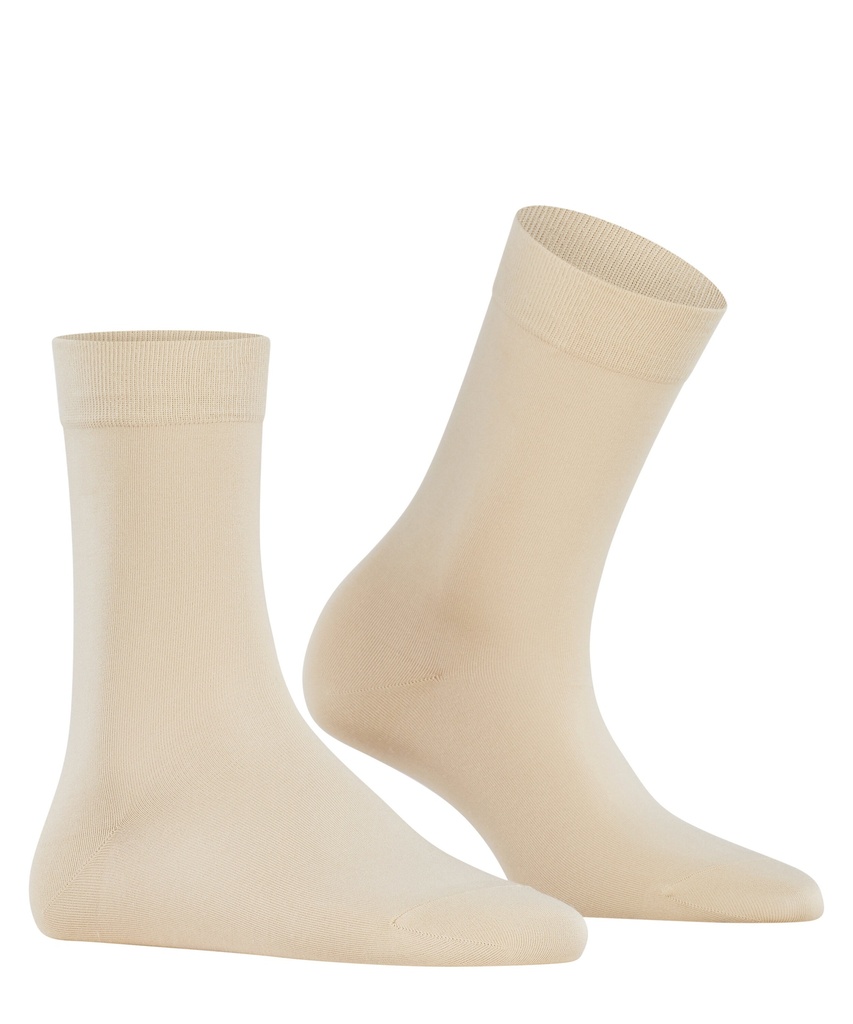 Chaussettes coton dame FALKE "Cotton Touch" 47673 - Cream 4019