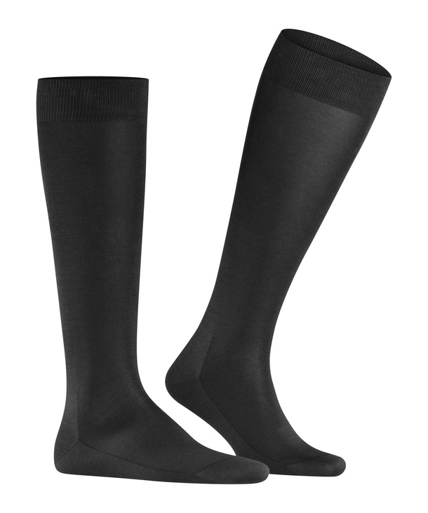 Chaussettes 3/4 Hommes 100% Coton FALKE "Tiago" 15662 - Black 3000