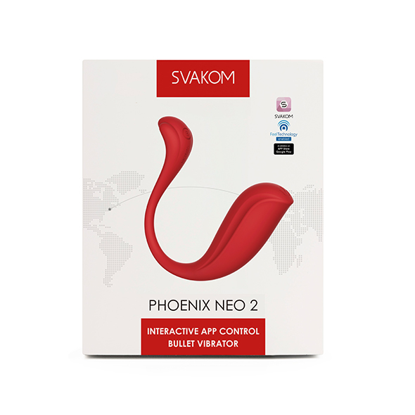 Œuf vibrant télécommandé via app & connection aux films X SVAKOM "Phoenix Neo 2"