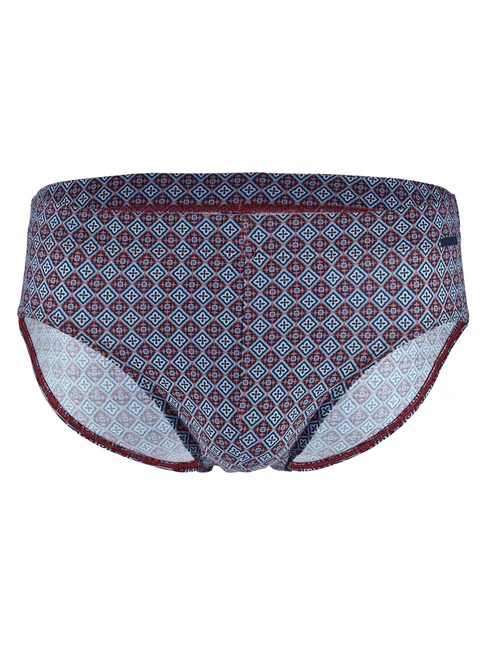 Slip homme fantaisie 90% coton CALIDA "Grafic Cotton" 22161 - Redwood 149