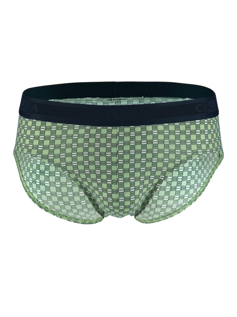 Slip homme tencel & coton CALIDA "Focus Trend 3" 22586 - Iris Green 613