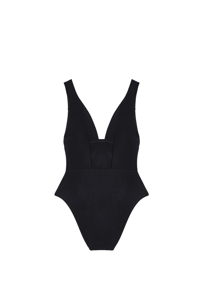 Maillot Triangle Paddé Dos Nu PAIN DE SUCRE "Avany 61" - Noir