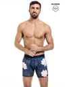 Boxer homme avec maintien intérieur LOIC HENRY "Identity" KBI036X - Imprimé Lotus