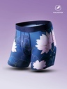 Boxer homme avec maintien intérieur LOIC HENRY "Identity" KBI036X - Imprimé Lotus