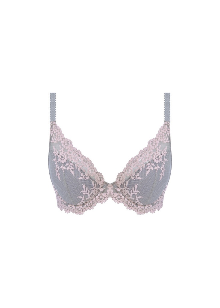 Soutien-gorge plongeant armature WACOAL "Embrace Lace" WA853191 - Smoke Crystal Pink 086