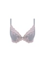Soutien-gorge plongeant armature WACOAL "Embrace Lace" WA853191 - Smoke Crystal Pink 086