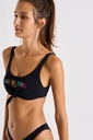 Bikini brassière & slip échancré BANANA MOON "Colormoon" Nouo & Naida - Noir LSE01