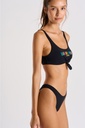 Bikini brassière & slip échancré BANANA MOON "Colormoon" Nouo & Naida - Noir LSE01