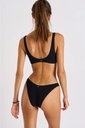 Bikini brassière & slip échancré BANANA MOON "Colormoon" Nouo & Naida - Noir LSE01