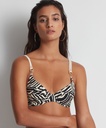 Bikini Balconnet Slip Taille Haute AUBADE "Savannah Mood" LV15 + LV24 - Zebra ZEBA