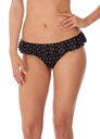 Slip de bikini italien à volant FREYA "Jewel Cove" AS7235 - Noir BLK