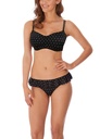 Slip de bikini italien à volant FREYA "Jewel Cove" AS7235 - Noir BLK