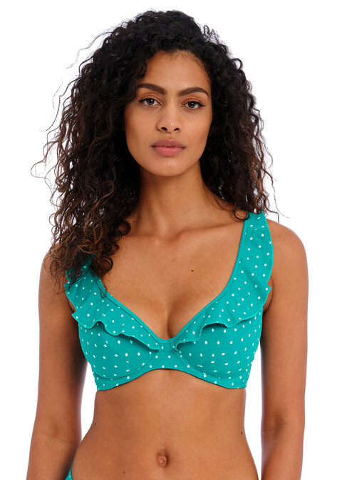 Haut de bikini avec armatures à volant FREYA "Jewel Cove" AS7230 - Marine MAR