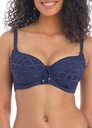 Dessus de bikini armature paddé décolleté plongeant FREYA "Sundance" AS3970 - Denim DEN