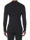 Pull homme col montant laine & soie OSCALITO 628 - Noir 020