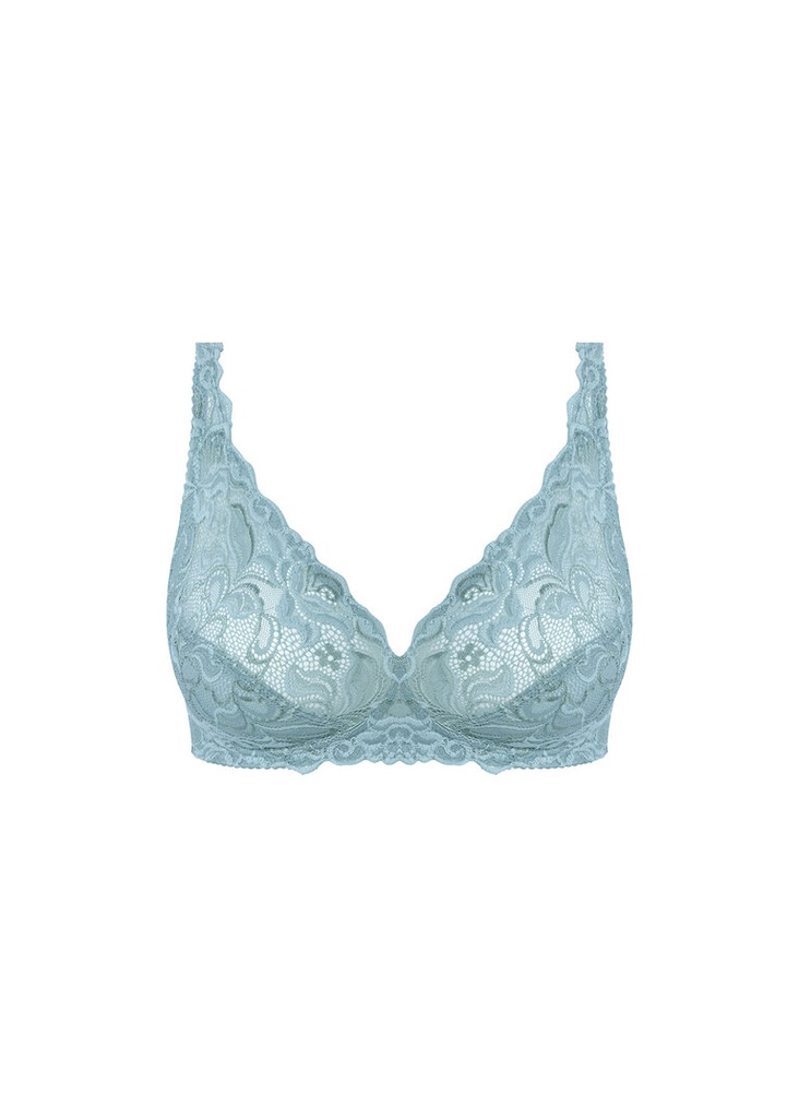 Soutien-gorge sans armature WACOAL "Eglantine" WEBFA162 - Bleu/Vert Arona ARO