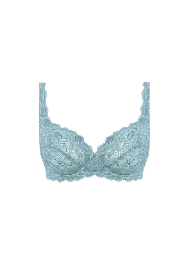 Soutien-gorge armature classique WACOAL "Eglantine" WEBFA662 - Bleu/Vert Arona ARO