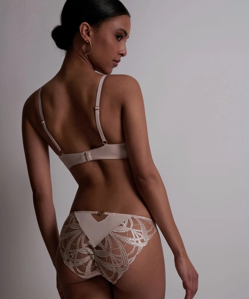 Soutien-gorge armature triangle plongeant AUBADE "My Desire" 1CN12 - Love Affair LOVA