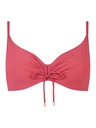 Haut de Bikini souple armaturé enveloppant CHANTELLE "Inspire" C10G10 - Rouge Grenat 08P