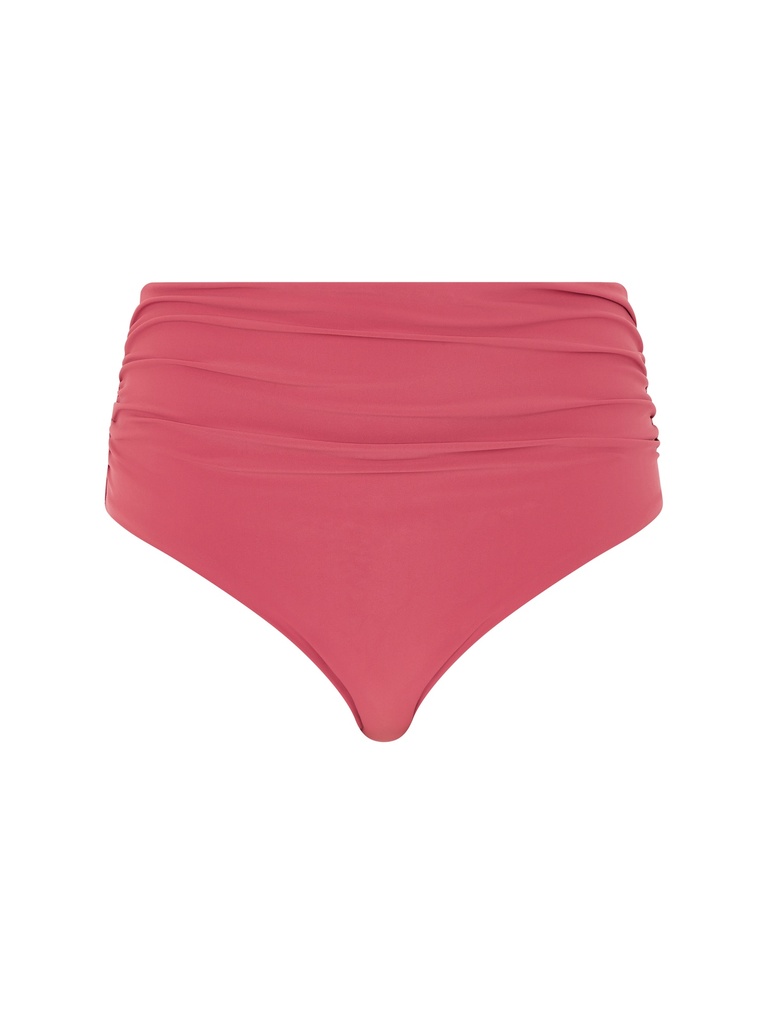 Bas de Bikini Culotte Taille Haute CHANTELLE "Inspire" C10G80 - Rouge Grenat 08P