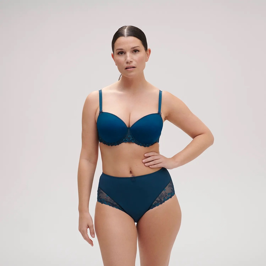Culotte taille haute SIMONE PERELE "Délice" 12X770 - Bleu Prestige 595