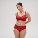 Soutien-gorge sans armature SIMONE PERELE "Caresse" 12A210 - Rouge Tango 435