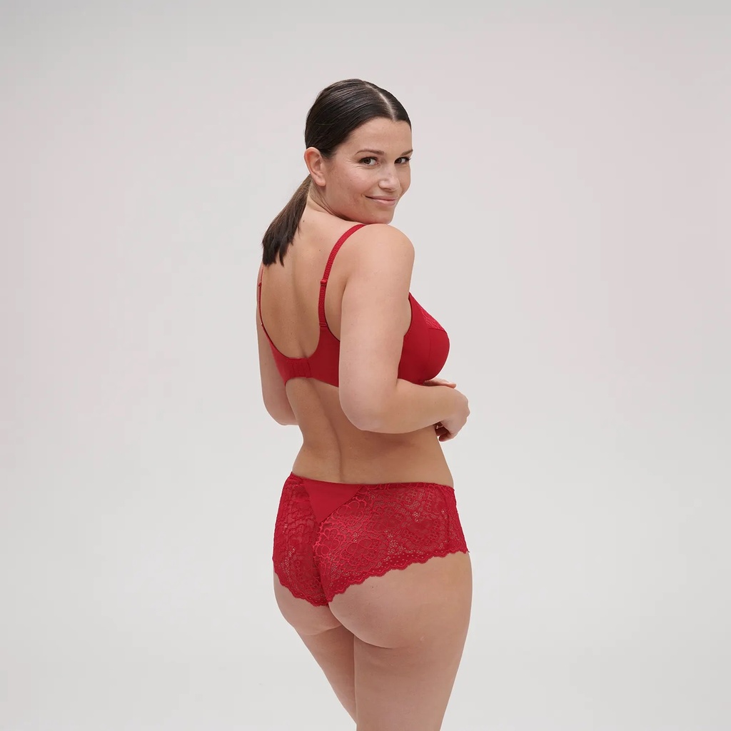 Shorty SIMONE PERELE "Caresse" 12A630 - Rouge Tango 435