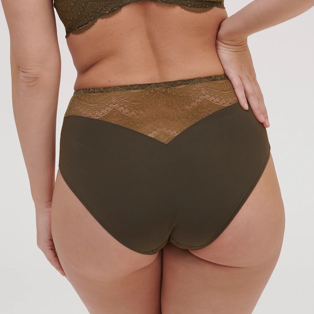 Culotte taille haute SIMONE PERELE "Karma" 12V770 - Vert Aventur 659