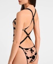 Body sexy Belle de Nuit AUBADE "Boite à Désir" P086U - Noir