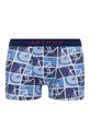 Boxer homme fantaisie 95% coton bio ARTHUR "C'est mon Rayon" MACVELO - Marine H23