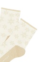 Chaussette femme fantaisie ARTHUR "Flocon" 1SFFLOC - Ivoire H23