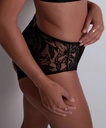 Culotte Taille Haute AUBADE "Coeur à Corps" 1B24 - Noir