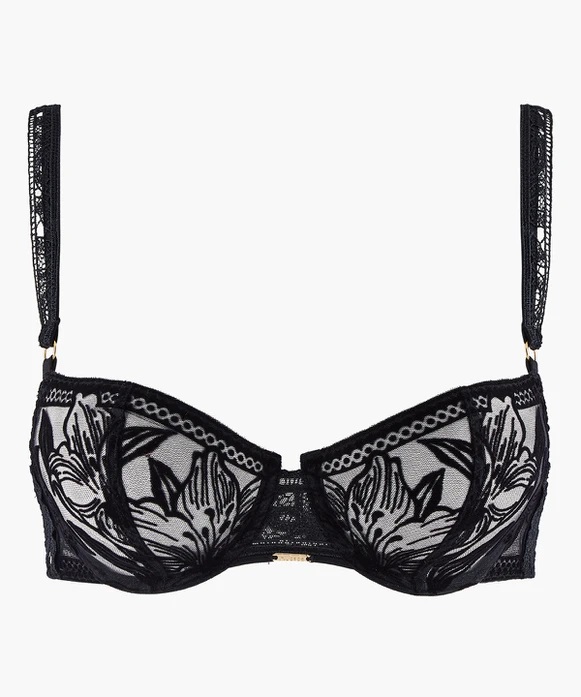 Soutien-gorge Corbeille AUBADE "Coeur à Corps" 1BF14 - Noir