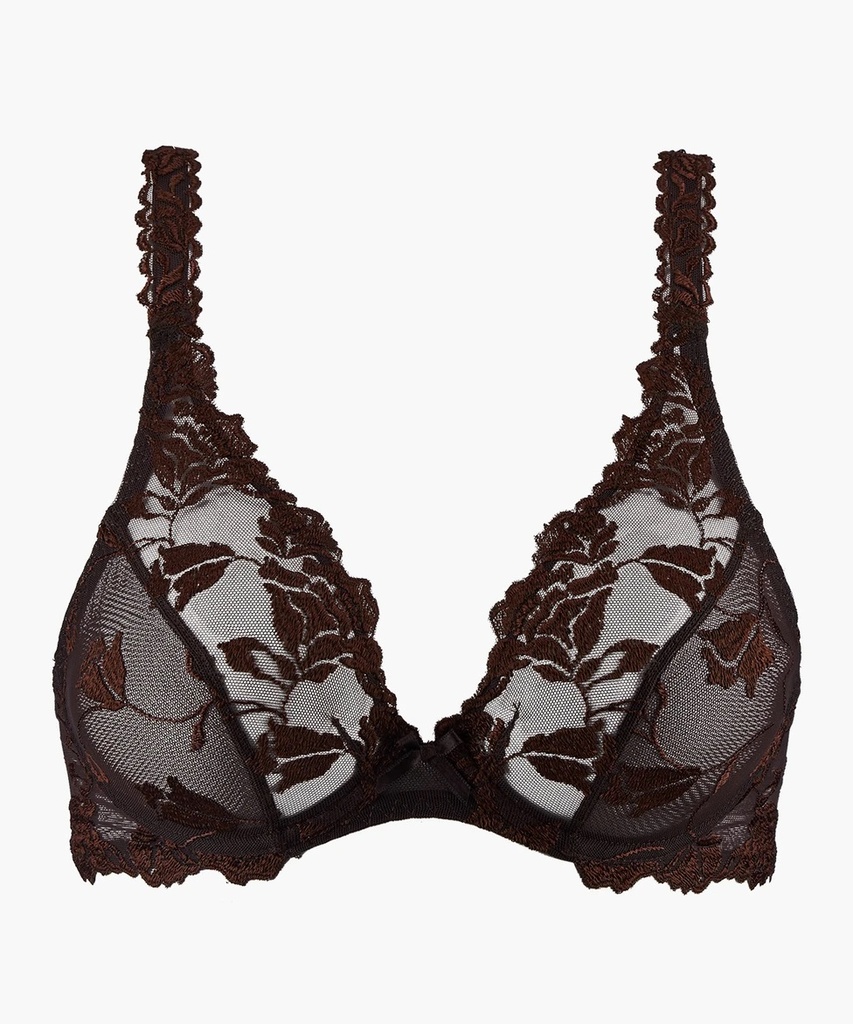 Soutien-gorge Triangle Armaturé AUBADE "Softessence" TMF12 - Espresso