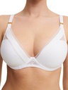 Soutien-gorge coque plongeant CHANTELLE "Graphic Allure" C21T20 - Blanc 010