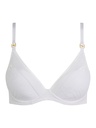 Soutien-gorge coque plongeant CHANTELLE "Graphic Allure" C21T20 - Blanc 010